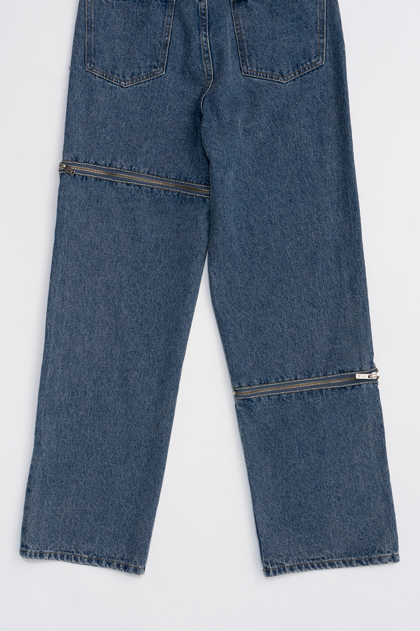 Asymmetry Fastener Denim - SALE