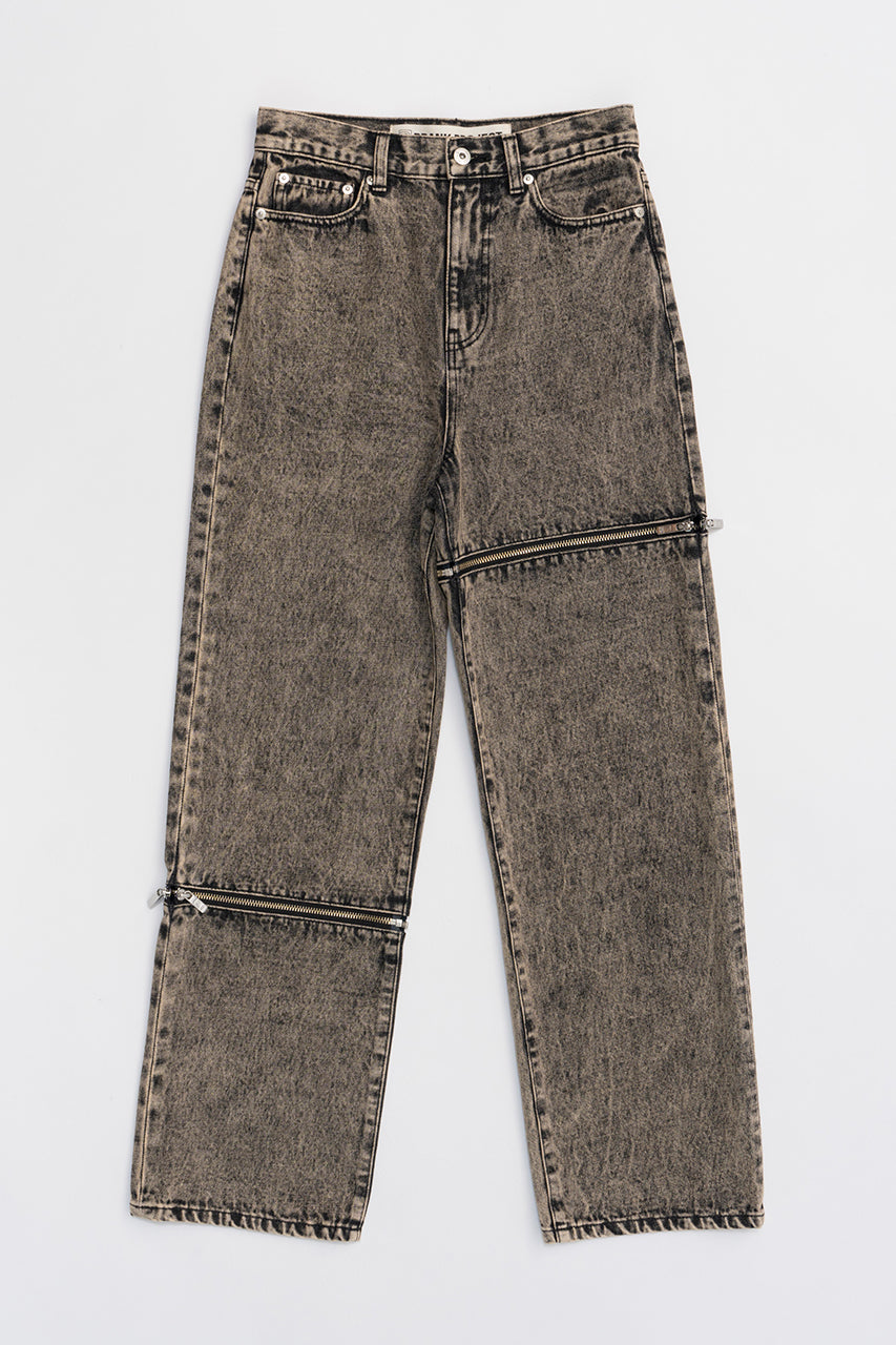 Asymmetry Fastener Denim - SALE