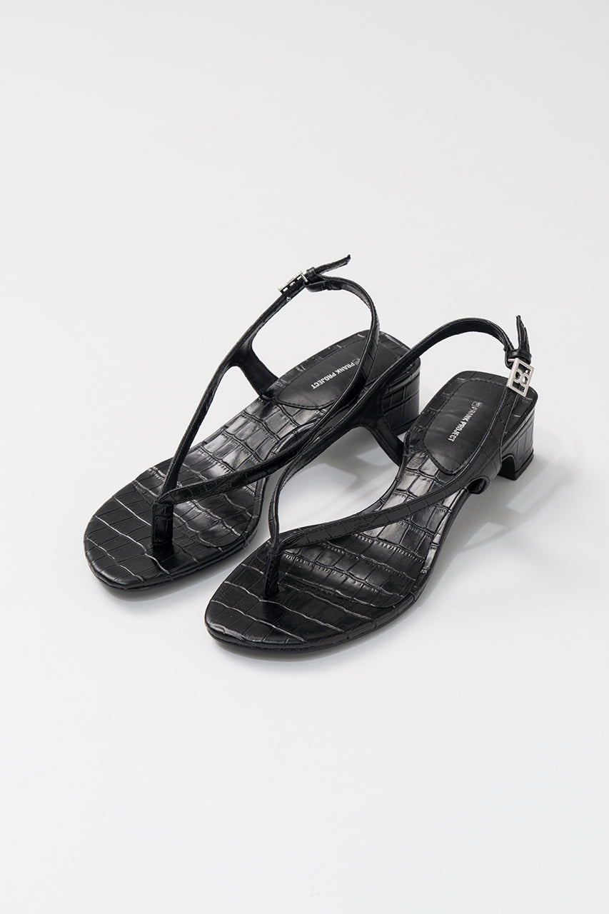 Low Heel Thong Sandals - 26SUMMER