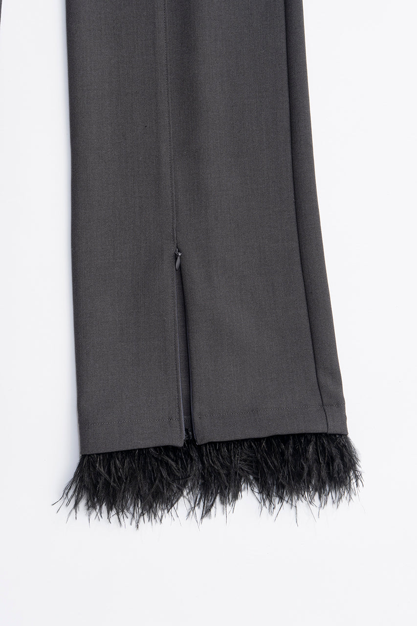 Feather Hem Pants - 2025 AUTUMN
