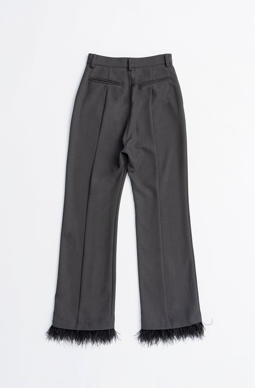 Feather Hem Pants