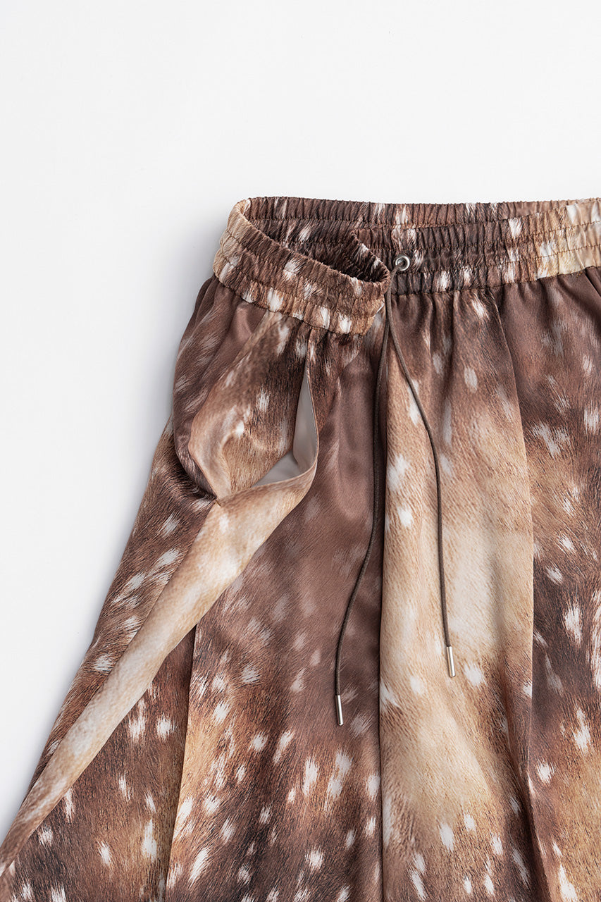 Bambi Print Wide Pants