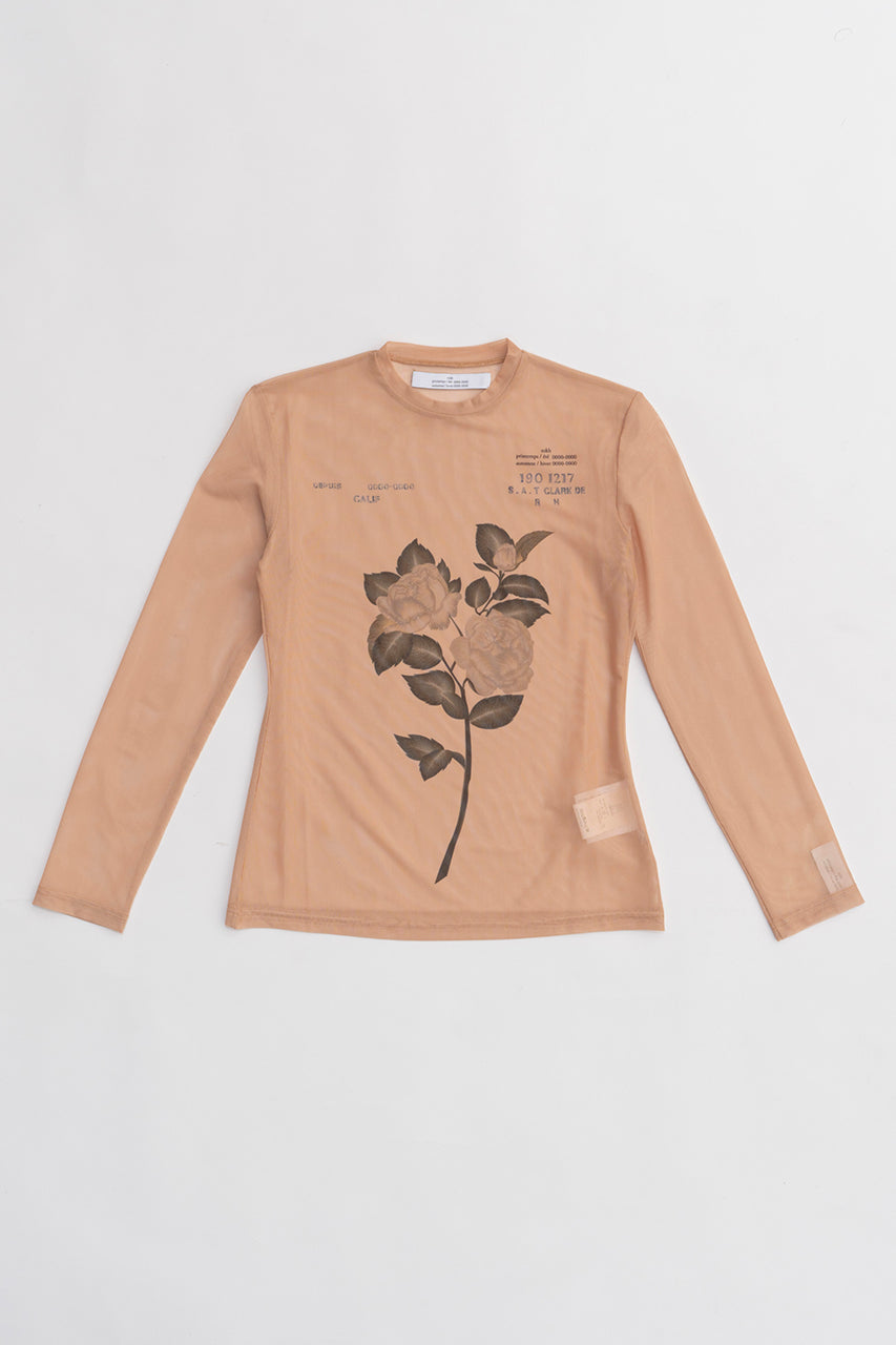Flower Print Mask Top - SALE