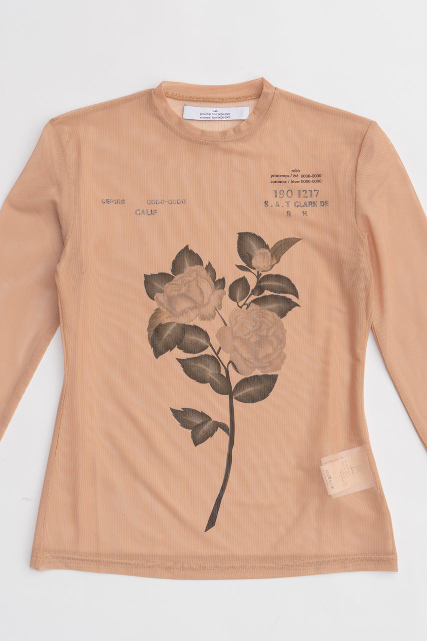 Flower Print Mask Top - SALE