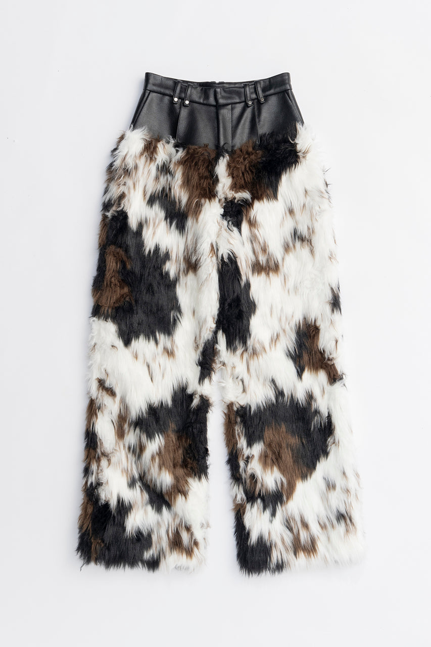 Fur Trim Pants