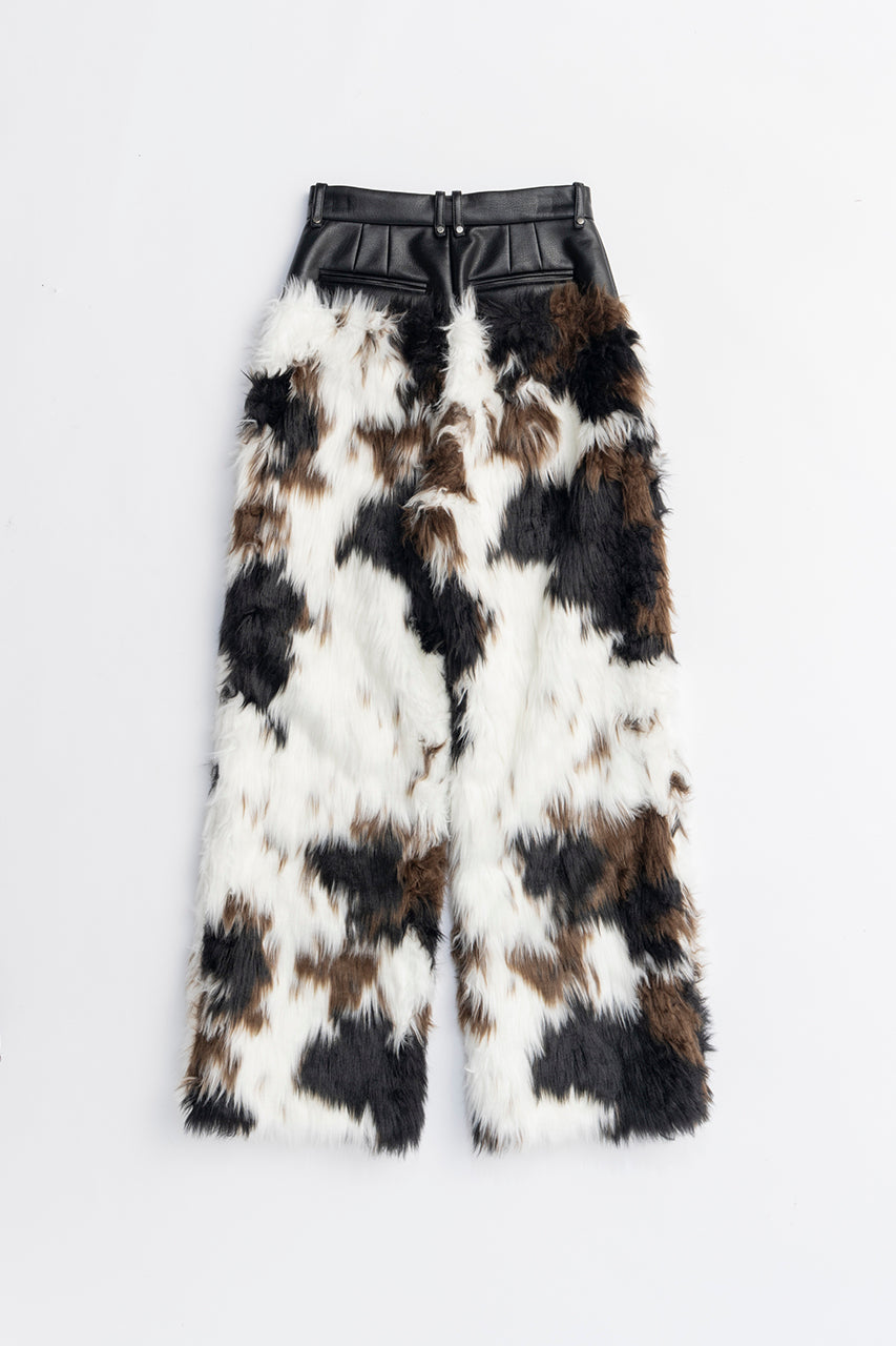 Fur Trim Pants