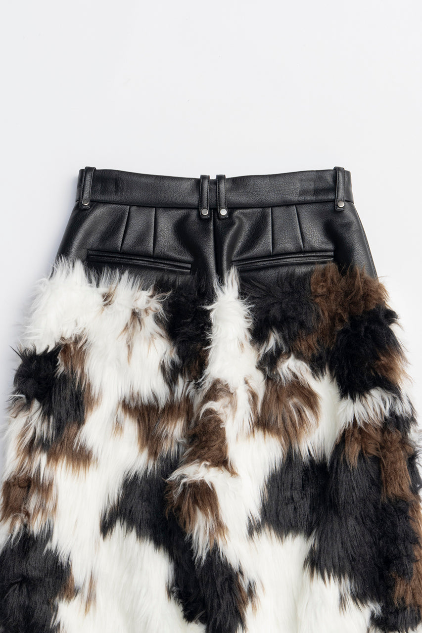 Fur Trim Pants
