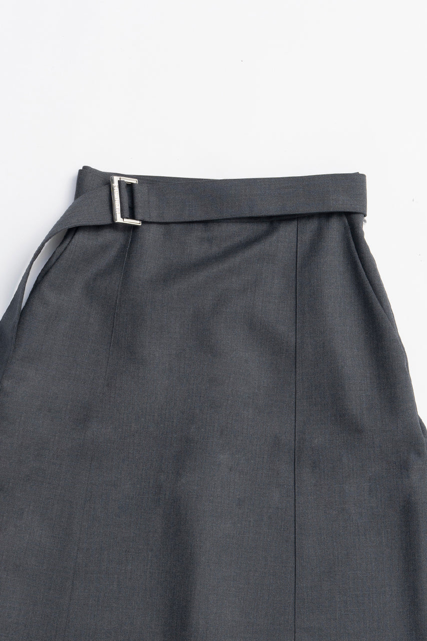 Drop Hem Layered Skirt Pants
