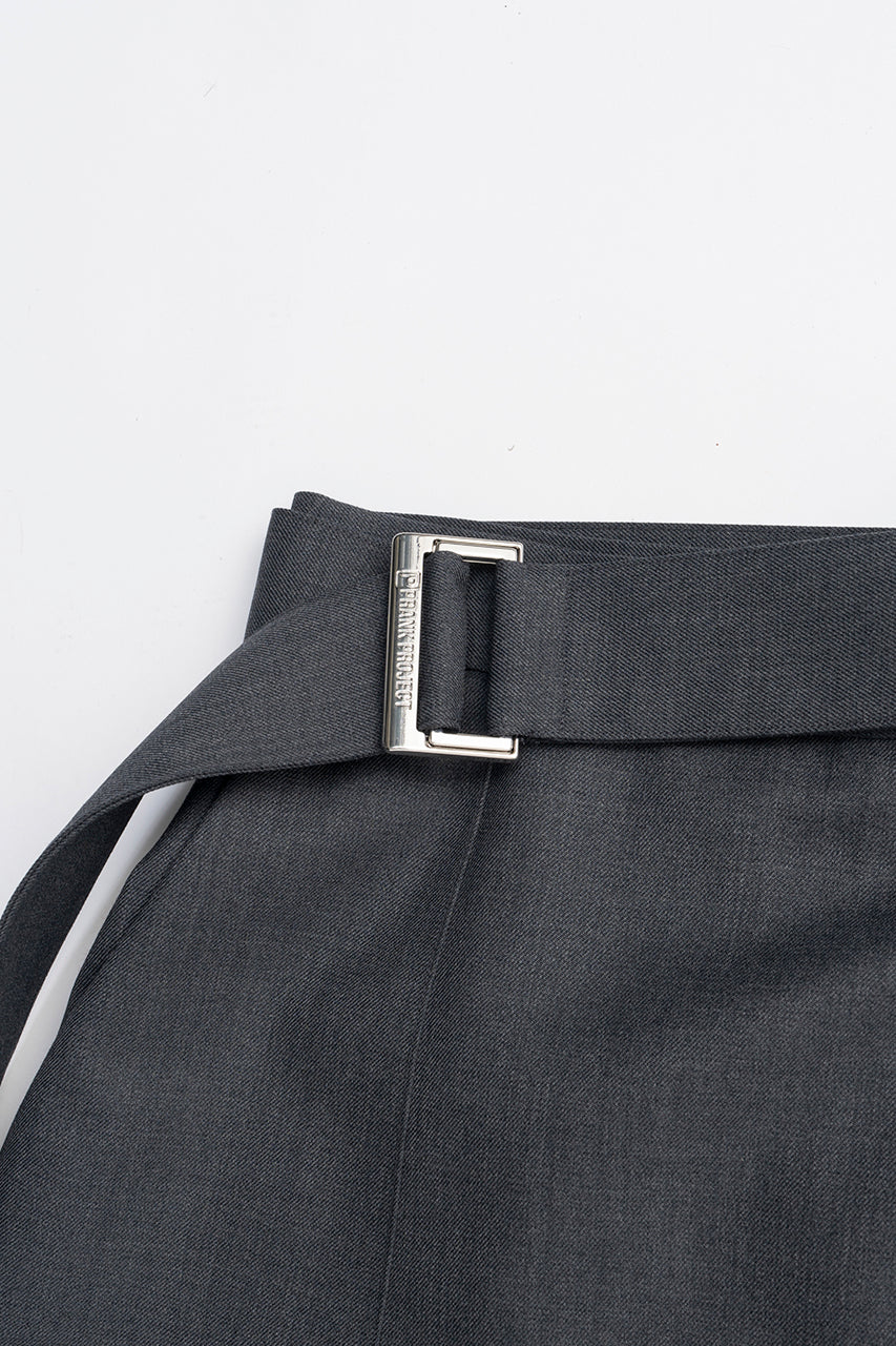 Drop Hem Layered Skirt Pants