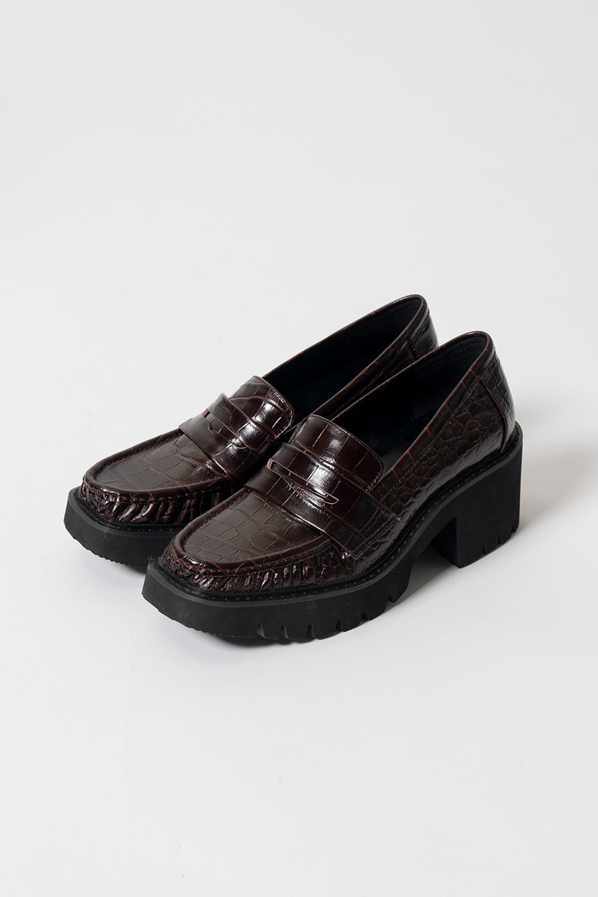 Volume Sole Gathered Loafers - 2026AUTUMN