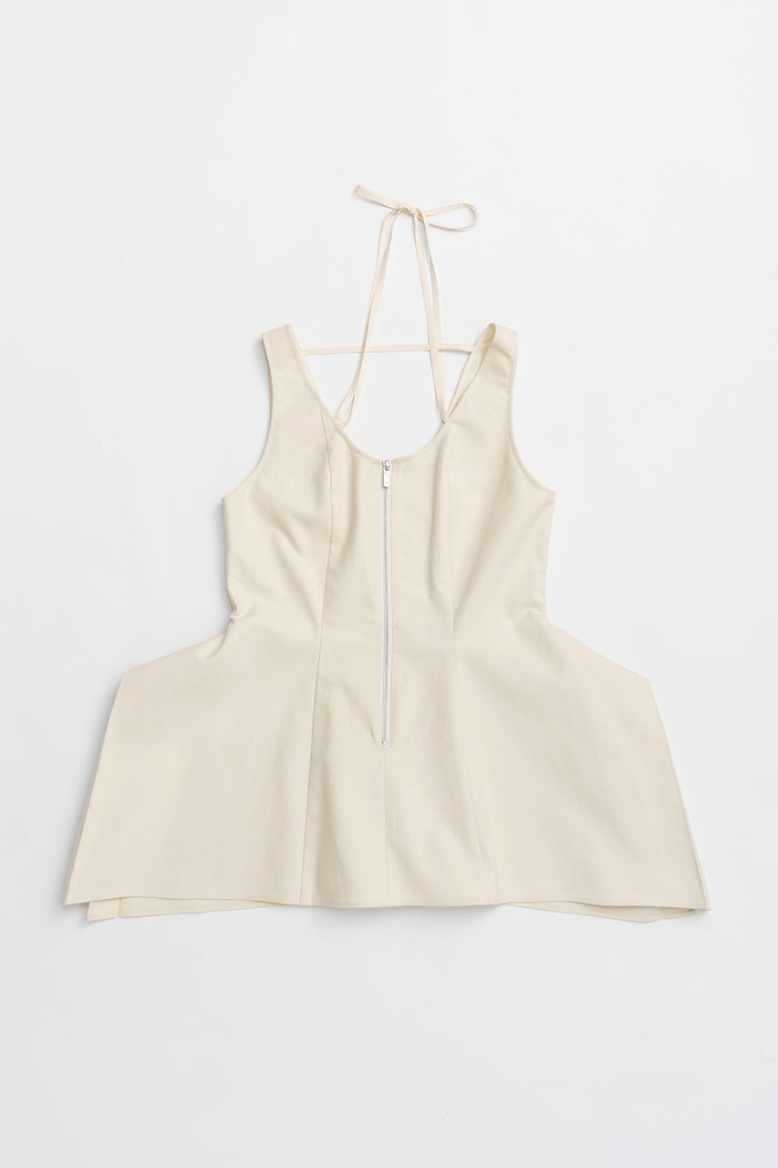 Stretch Double Satin Square Hem Top - SALE