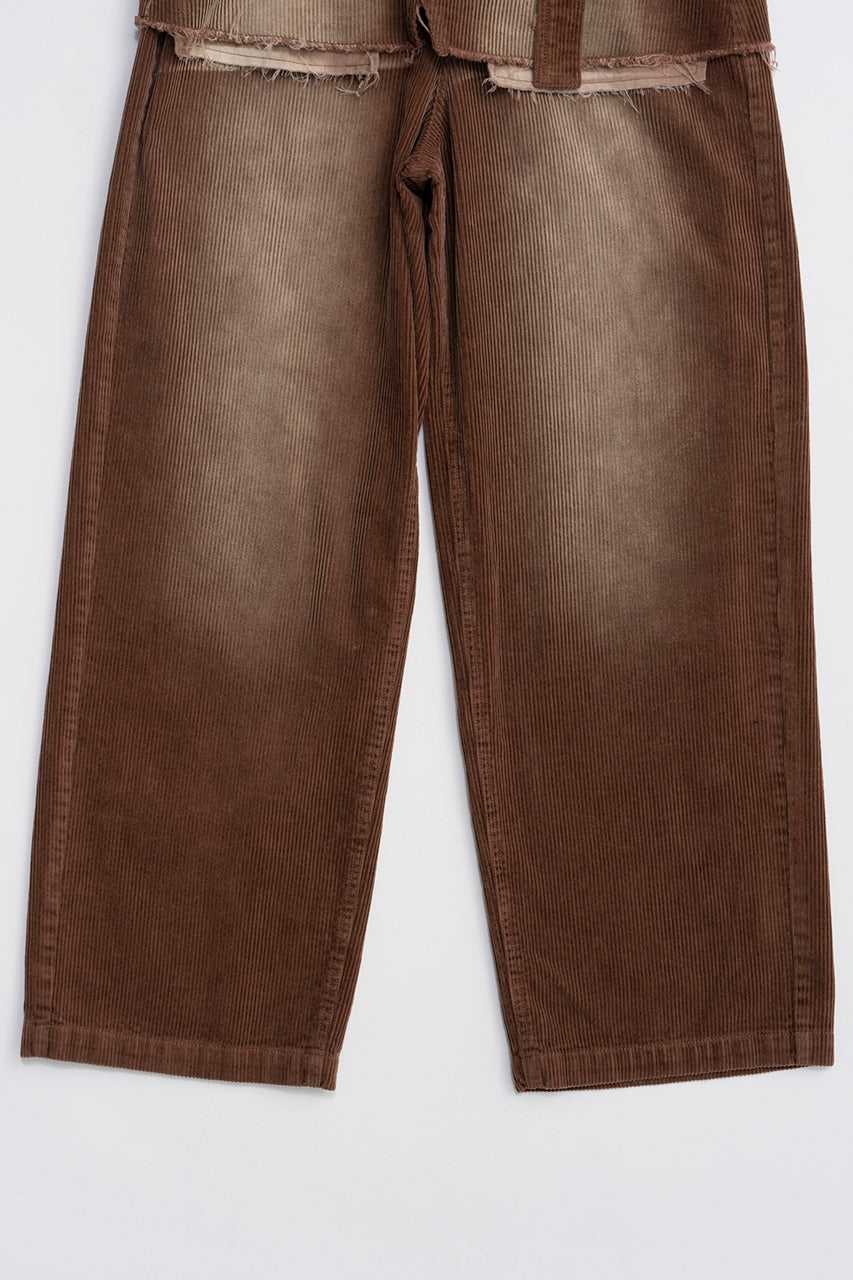Corduroy Layered Pants