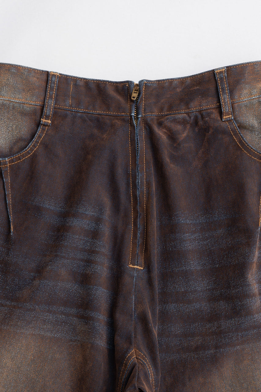Flocky Denim Pants