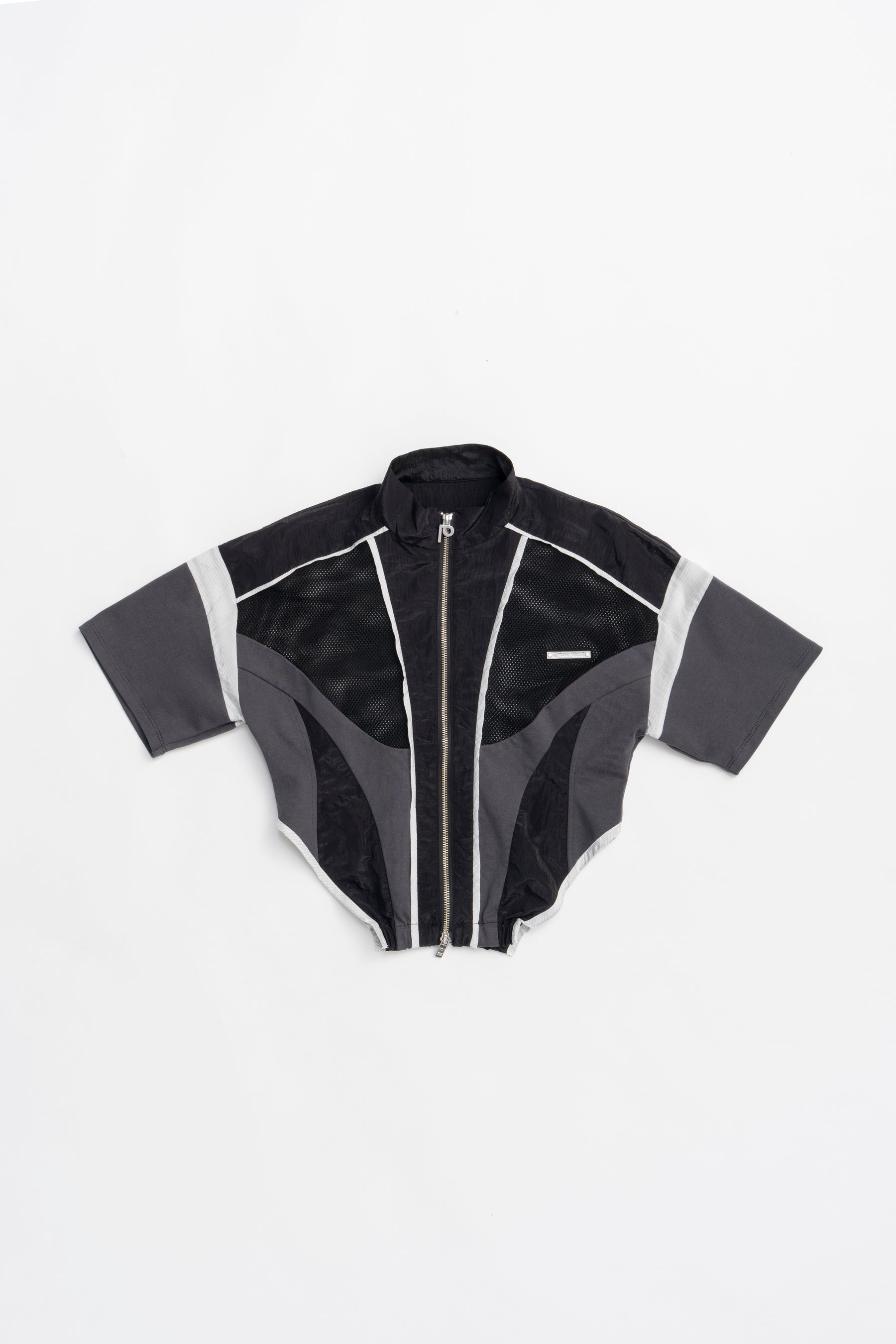 Half Sleeve Mesh Track Jacket