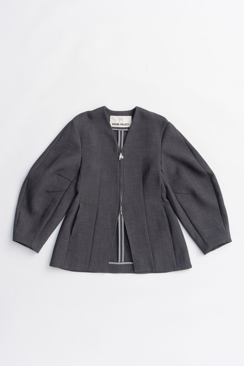 Cocoon Sleeve Zip Top - 2025 AUTUMN