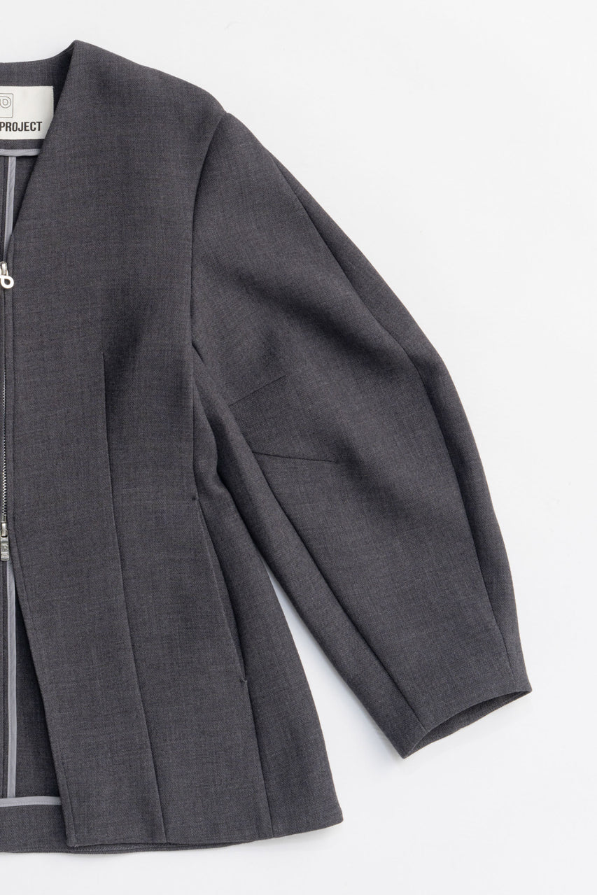 Cocoon Sleeve Zip Top - 2025 AUTUMN