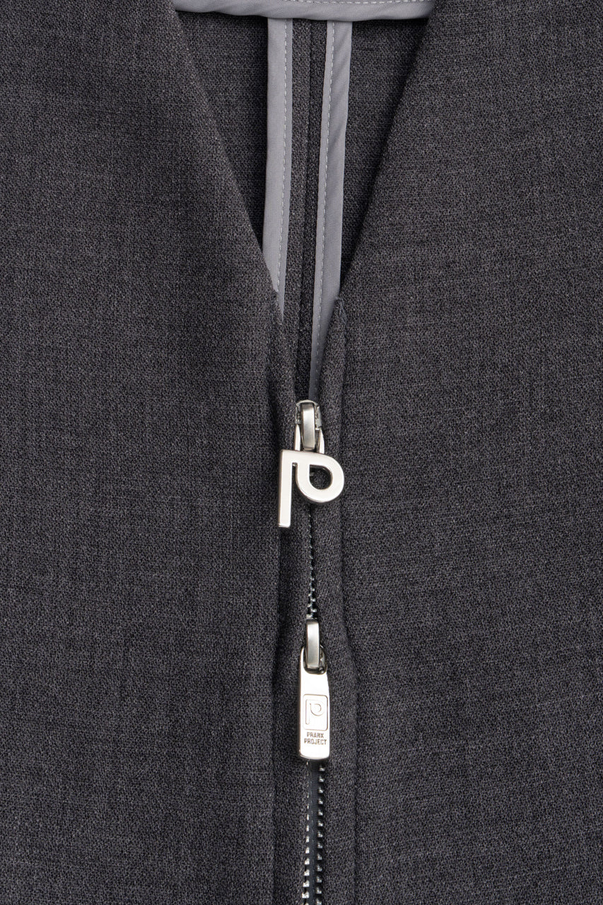 Cocoon Sleeve Zip Top