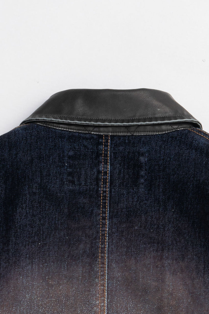 Flocky Denim Jacket - 2025 AUTUMN