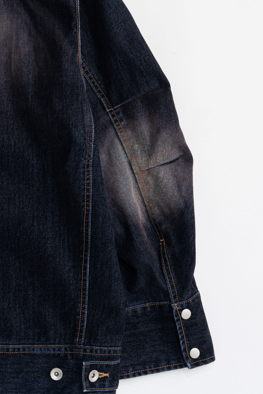 Flocky Denim Jacket - 2025 AUTUMN