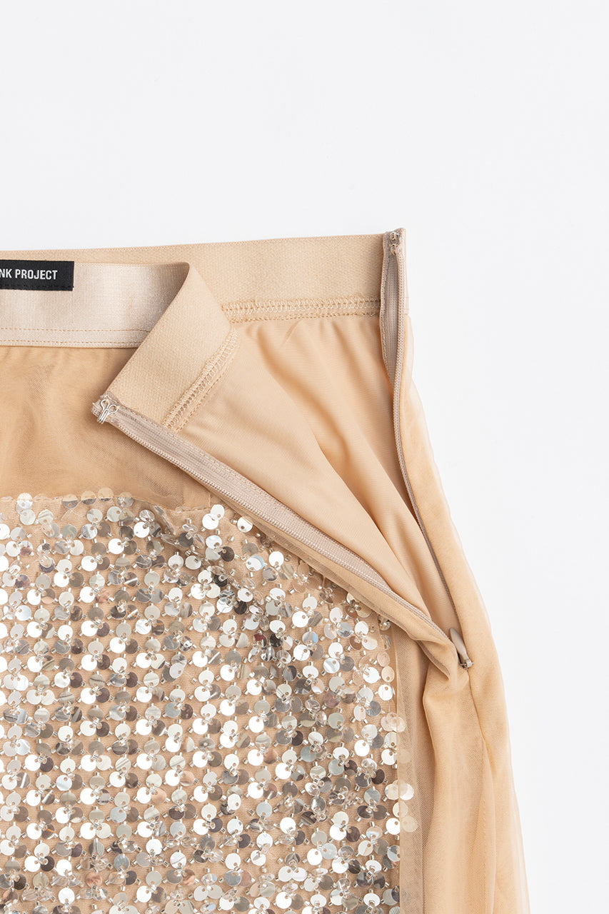 Sequin Midi Skirt