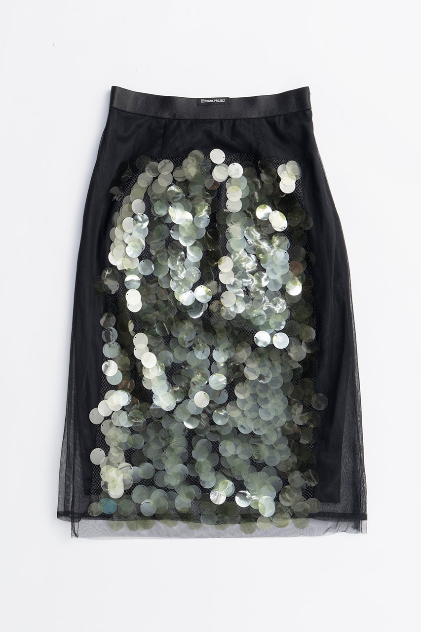 Sequin Midi Skirt