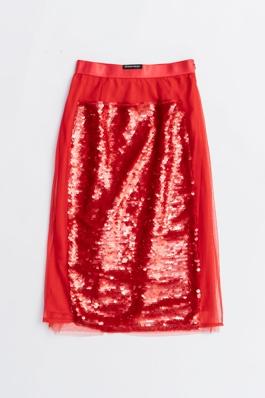 Sequin Midi Skirt