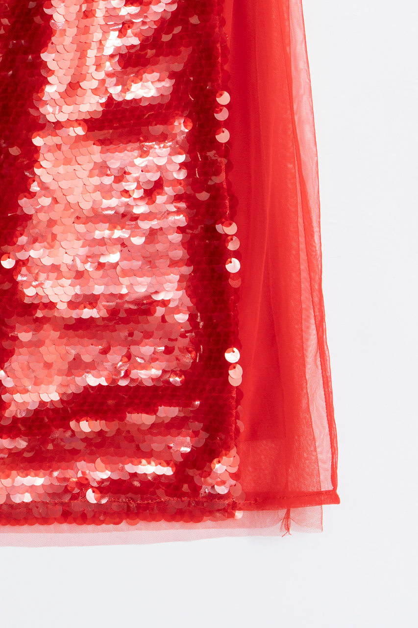 Sequin Midi Skirt