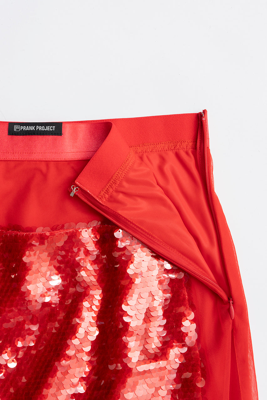 Sequin Midi Skirt