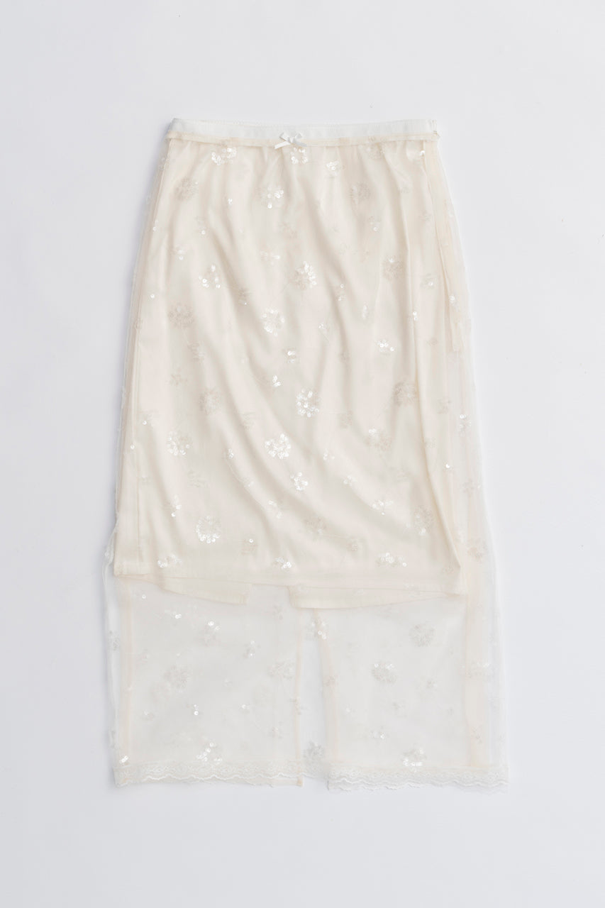 Veil Lace Layered Skirt
