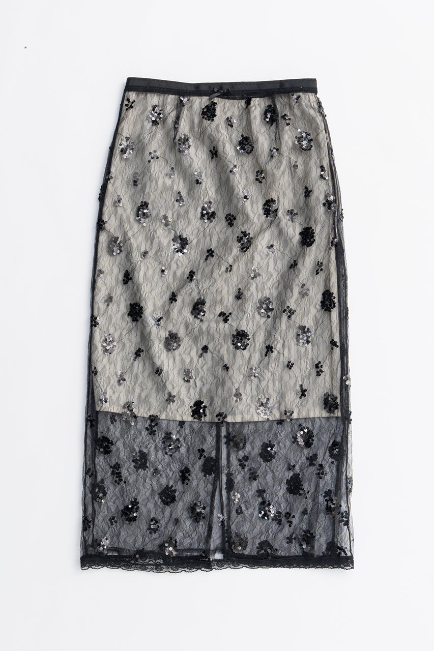 Veil Lace Layered Skirt