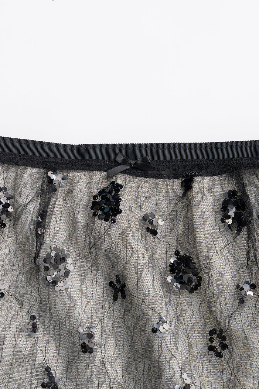 Veil Lace Layered Skirt