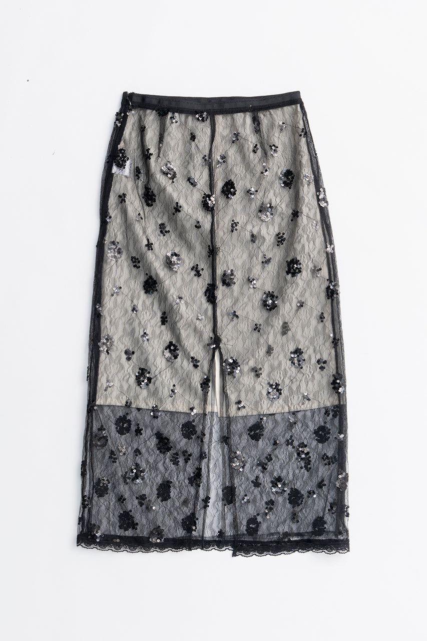 Veil Lace Layered Skirt