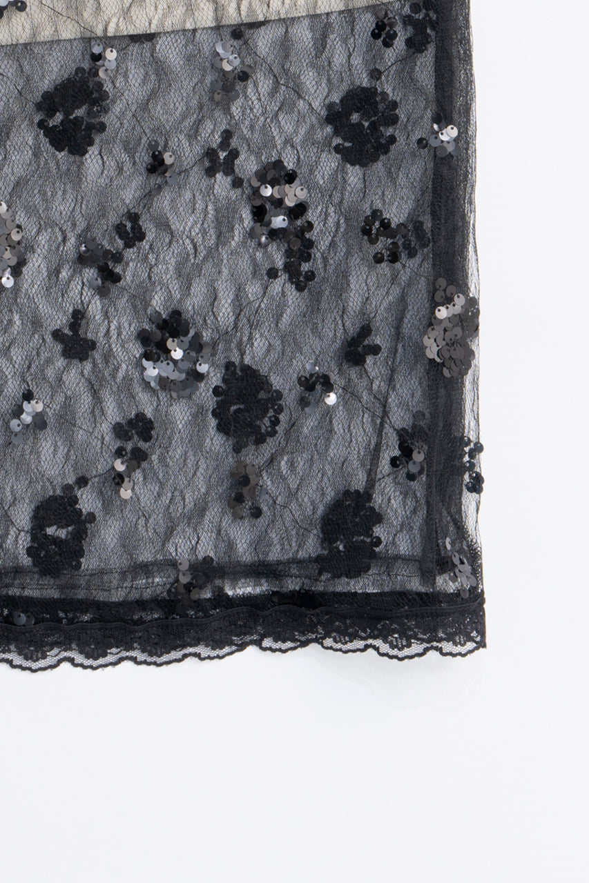 Veil Lace Layered Skirt