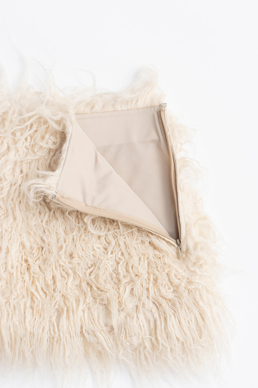 Long Faux Mini Skirt