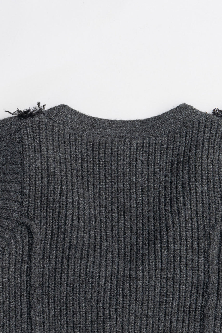Fluffy Knit Vest - 2025 AUTUMN