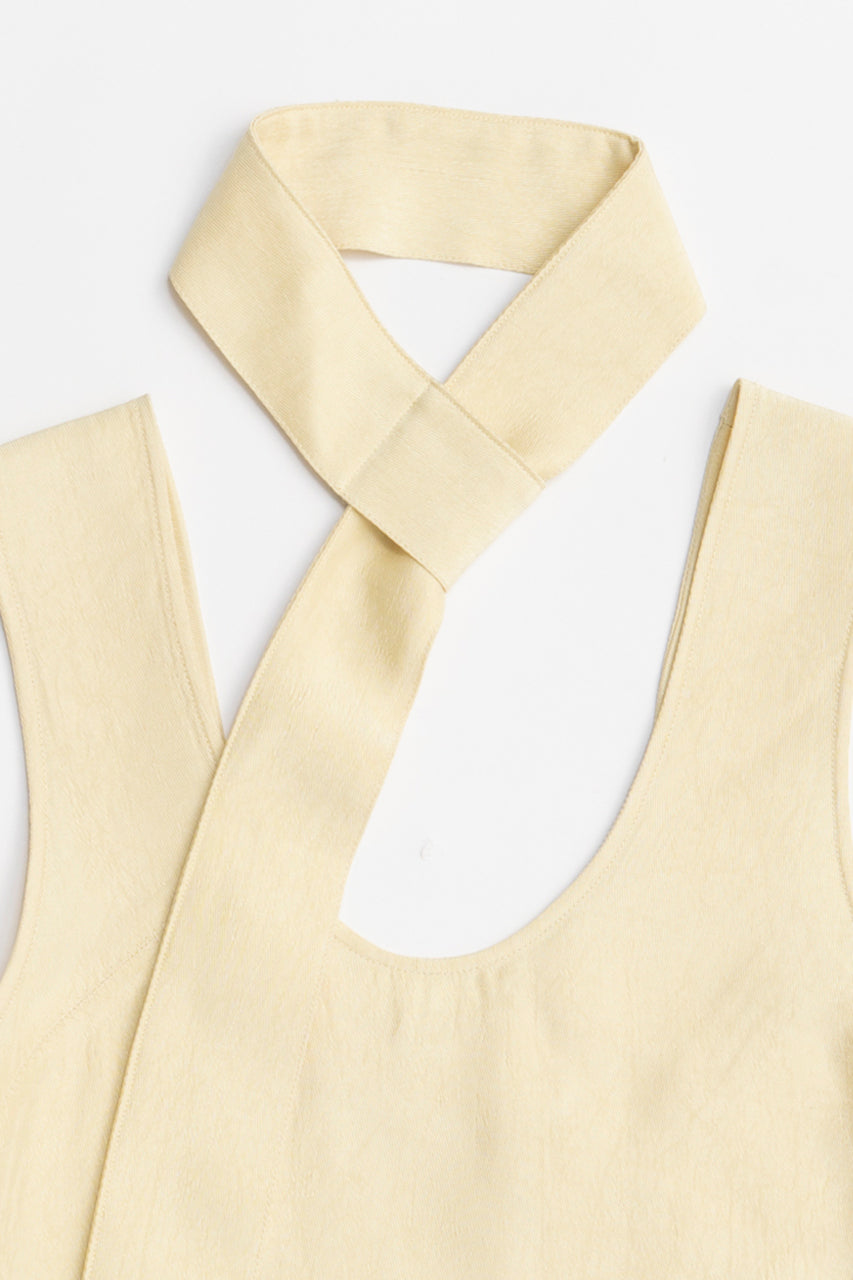 Scarf Satin Tank - 2025 SUMMER