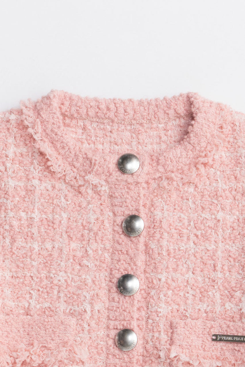 Tweed Knit Cardigan - 2025 AUTUMN