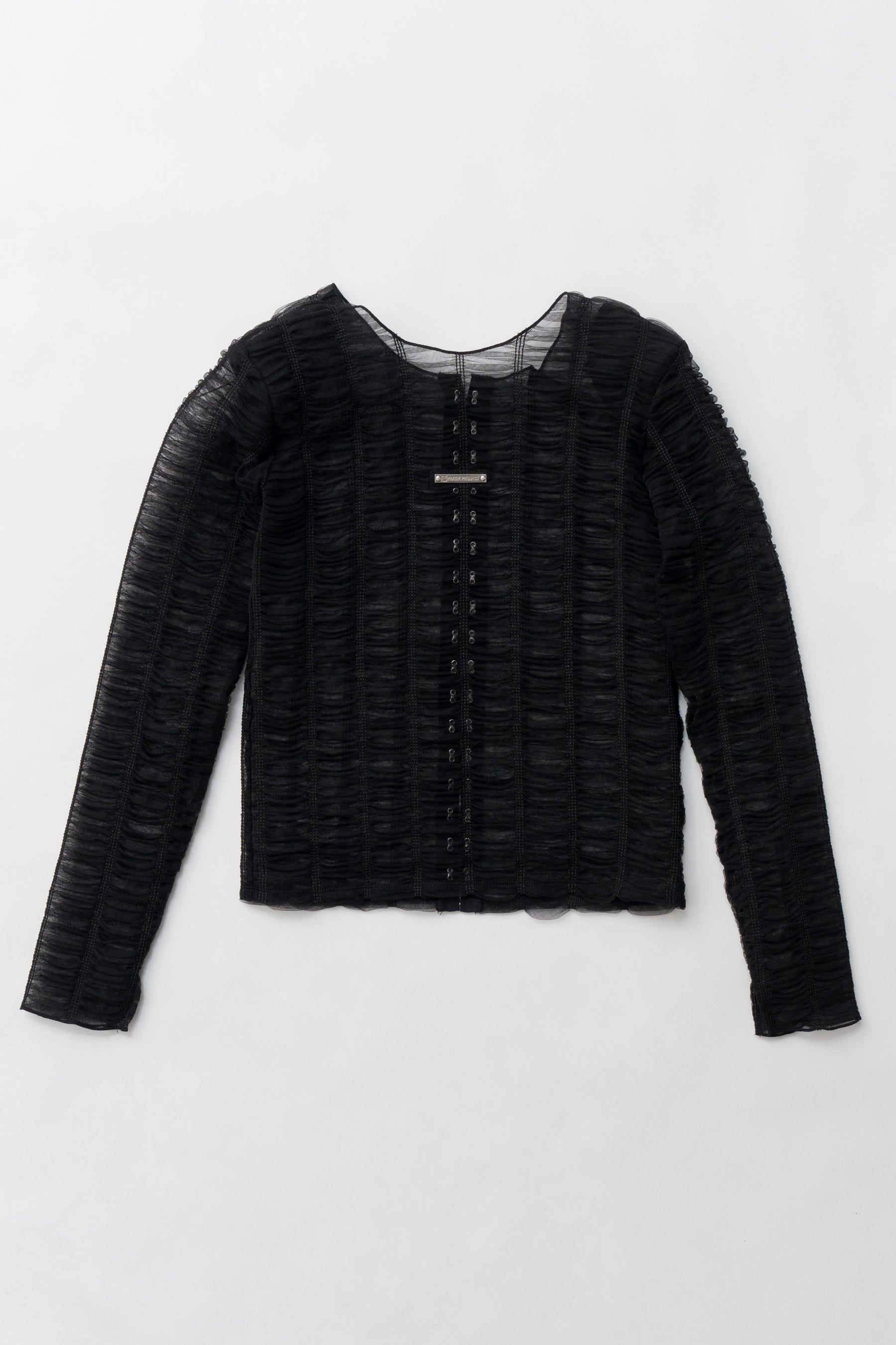 Shirred Layered Tulle Top - SALE