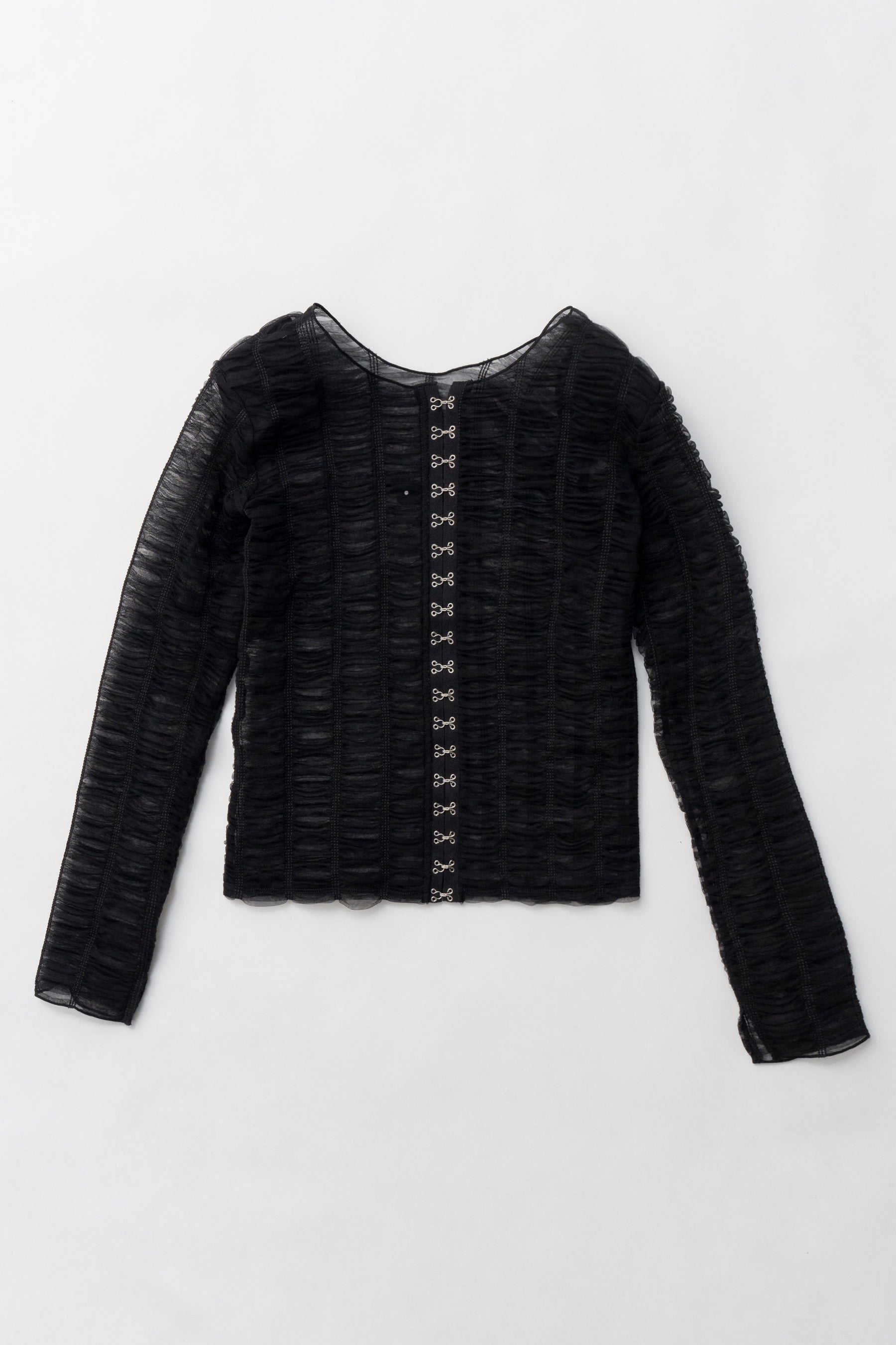 Shirred Layered Tulle Top - SALE
