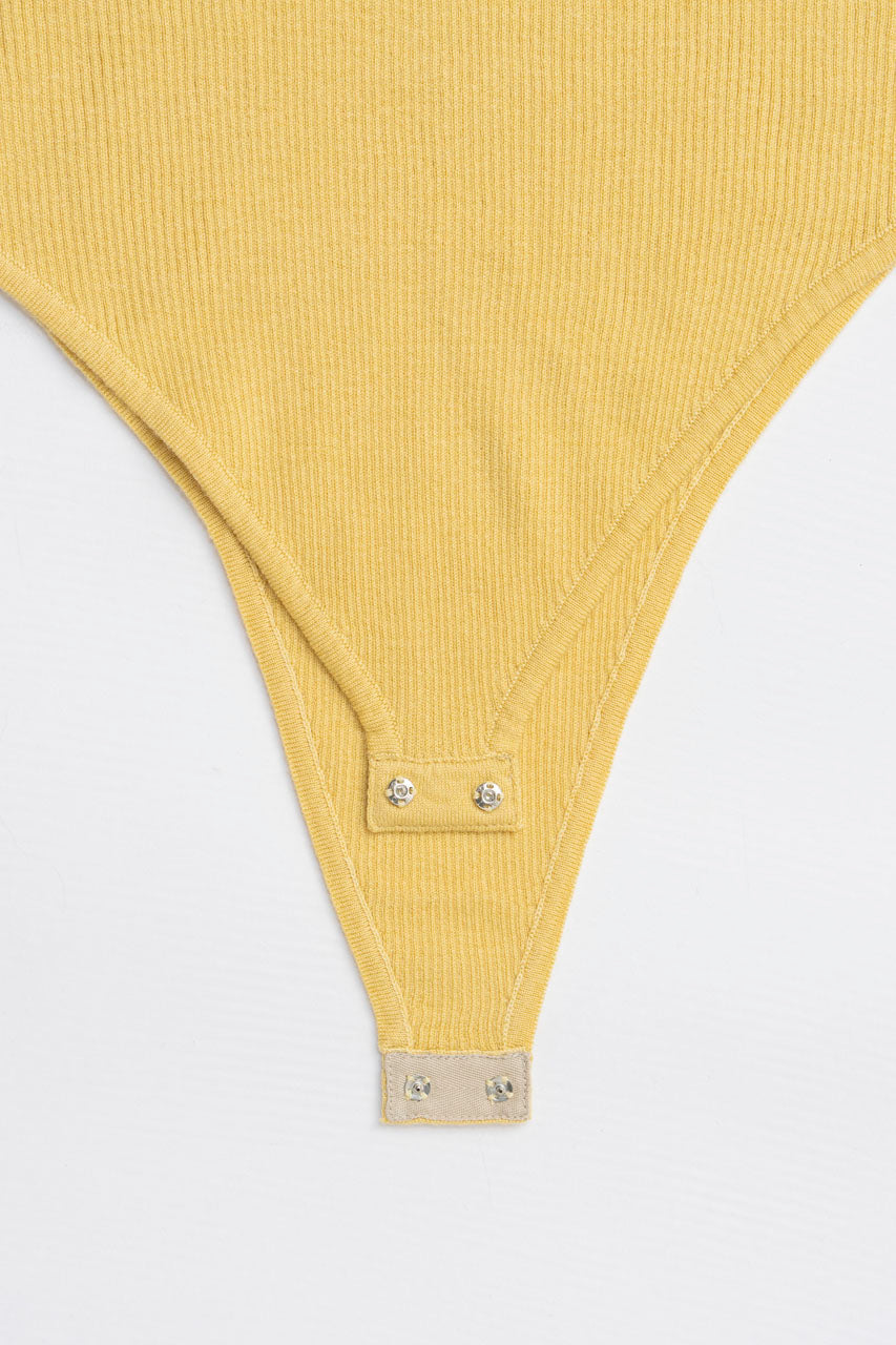 Wave Hem Sleeve Rib Knit