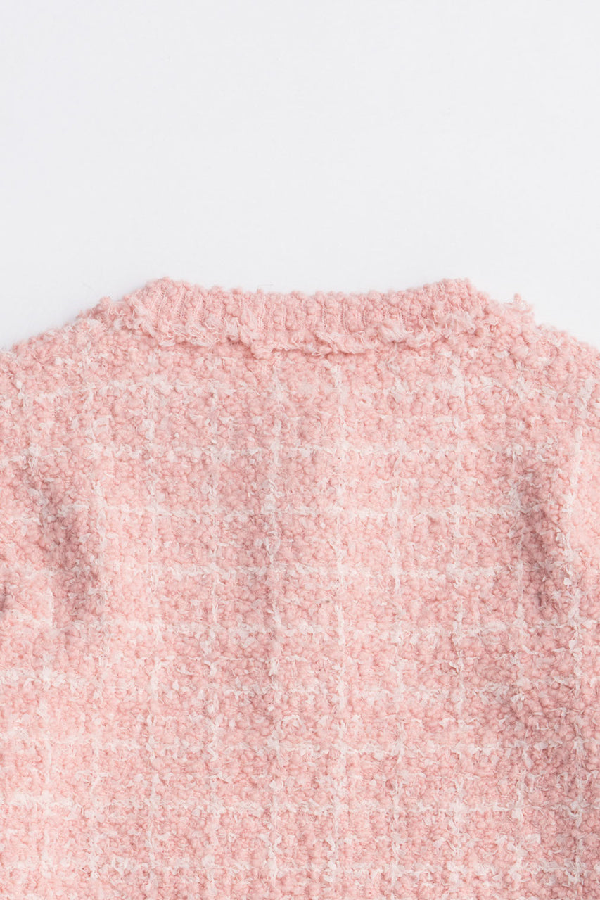 Tweed Knit Cardigan - 2025 AUTUMN