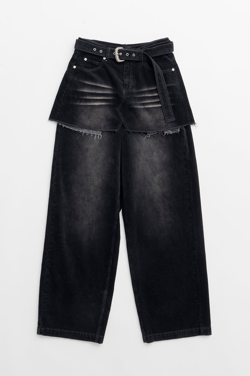 Corduroy Layered Pants