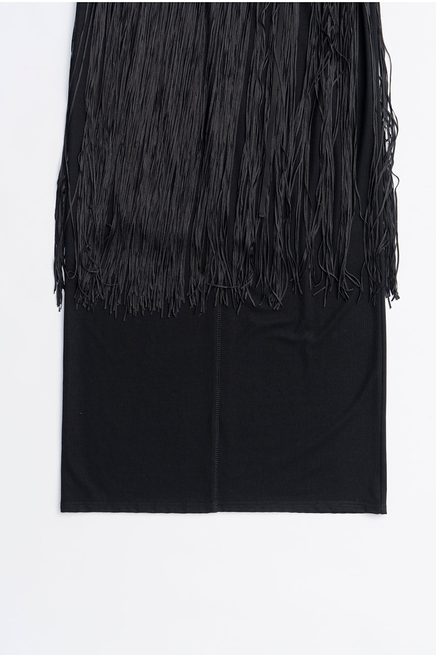 Fringe Belt Skirt