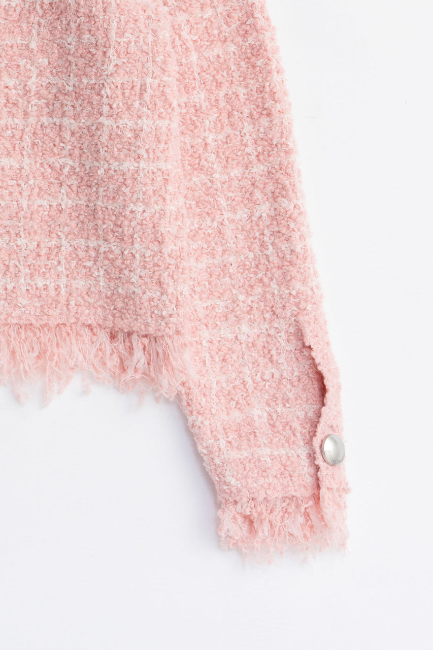 Tweed Knit Cardigan - 2025 AUTUMN