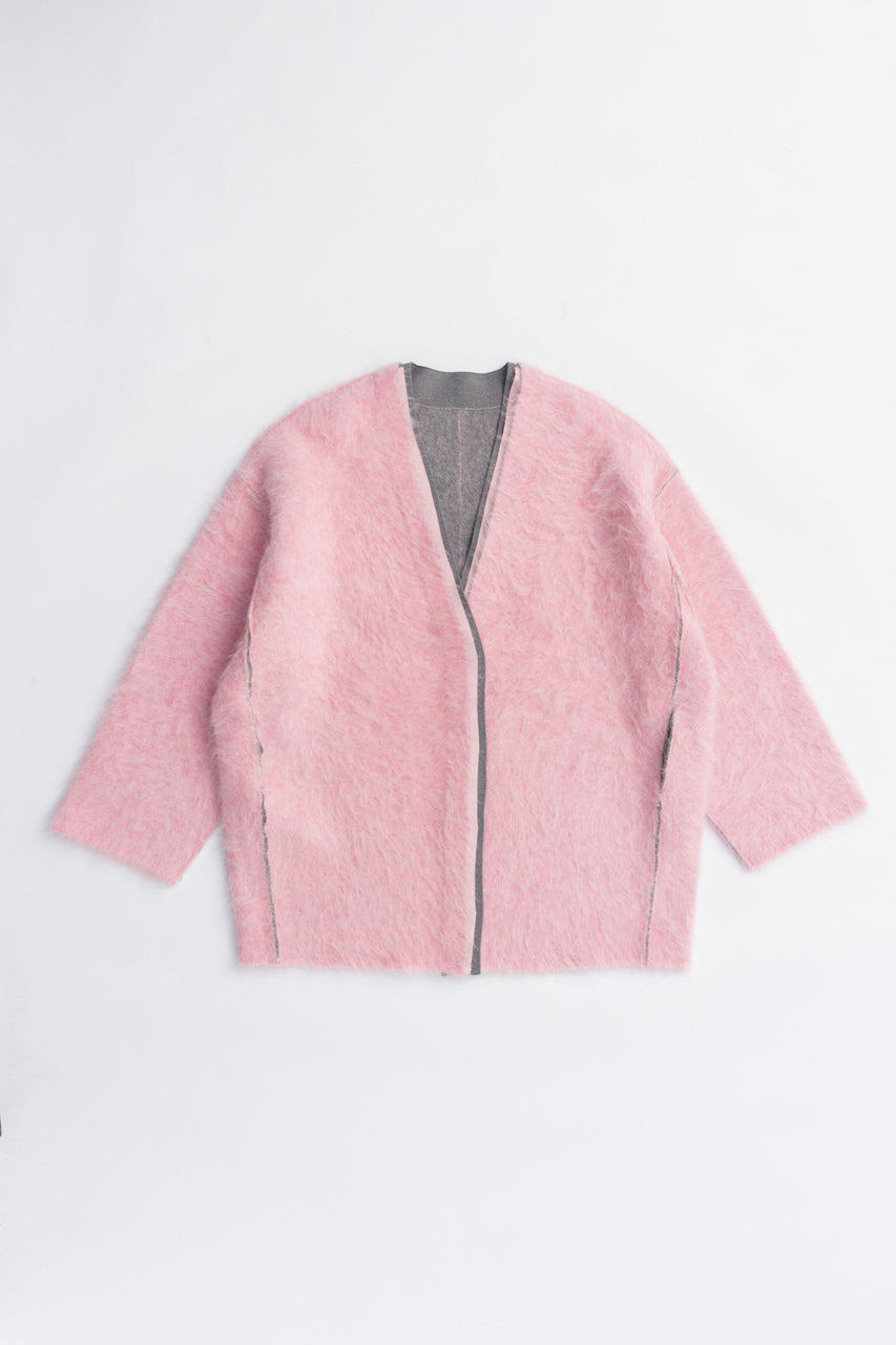 Double-faced Alpaca Knit Cardigan - 2025 AUTUMN