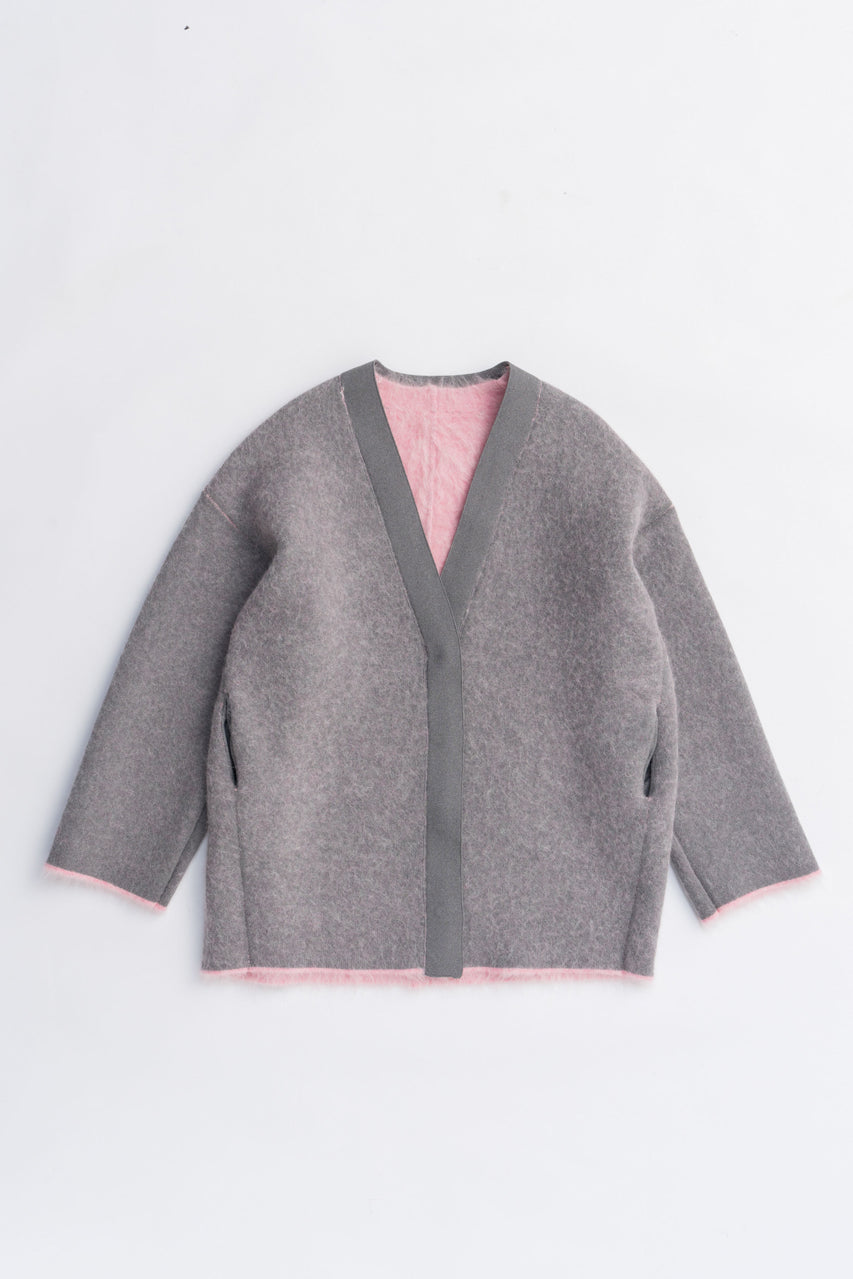 Double-faced Alpaca Knit Cardigan - 2025 AUTUMN