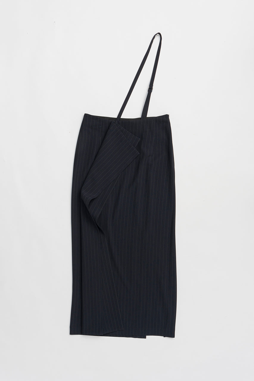Metal Motif Low Waist Skirt