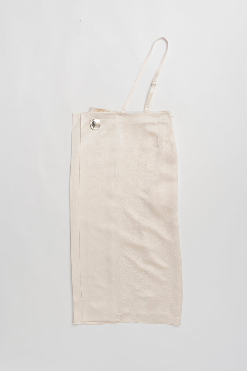 Metal Motif Low Waist Skirt