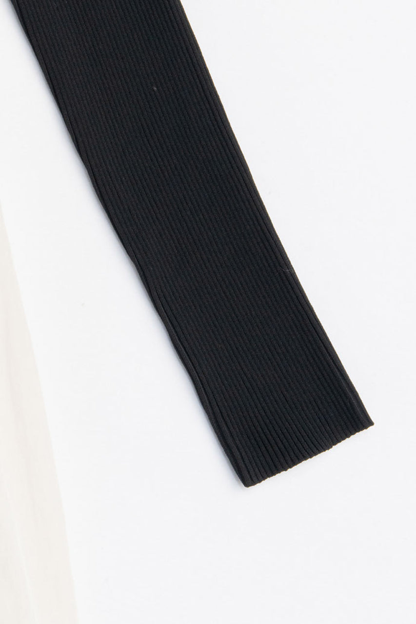 Knit Combination Long Dress