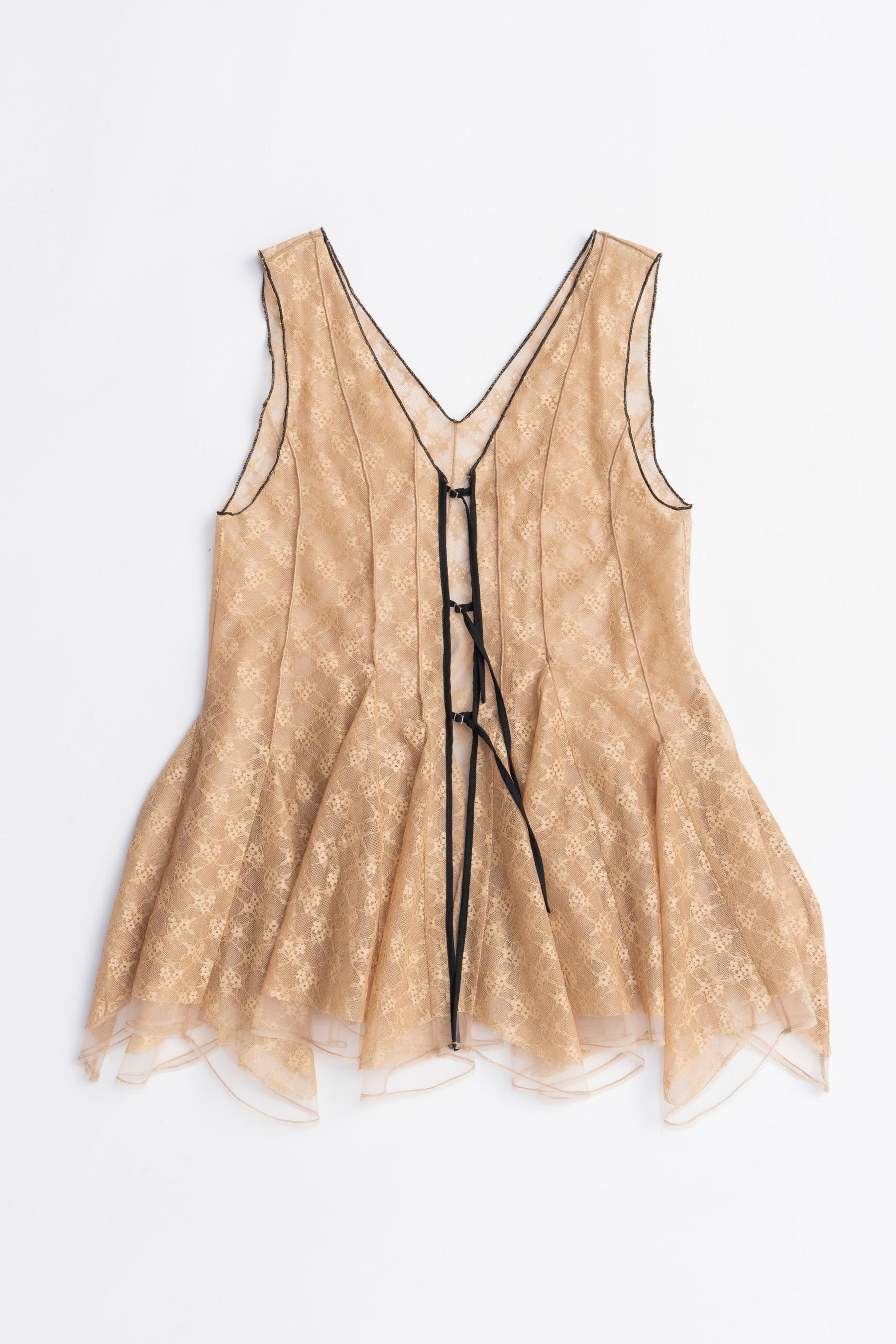Random Hem Lace Top